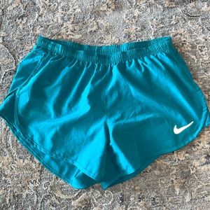 Teal Nike Dri-Fit Running Shorts